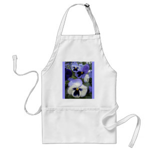 Periwinkle Pansies Apron Förkläde
