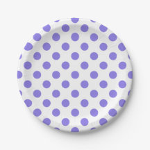 Periwinkle polka dots