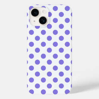 Periwinkle polka dots