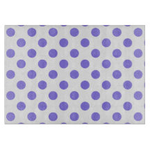 Periwinkle polka dots