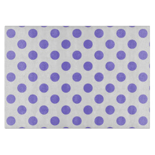 Periwinkle polka dots