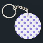 Periwinkle polka dots<br><div class="desc">Periwinkle polka dots på vit bakgrund</div>