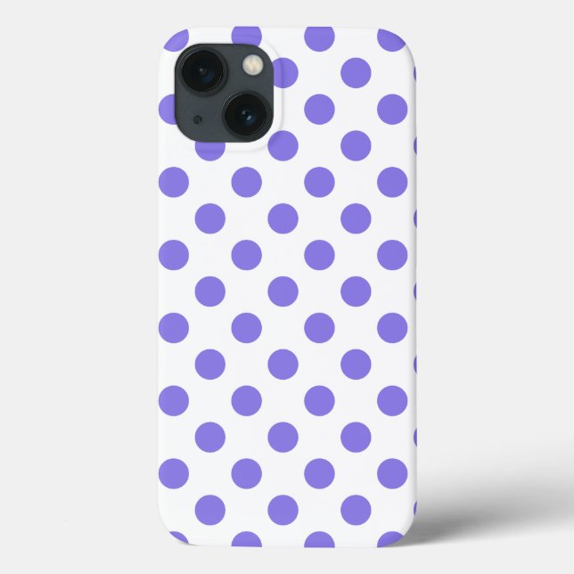 Periwinkle polka dots Fodral-Mate iphone case (Baksida)