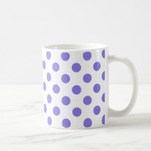 Periwinkle polka dots