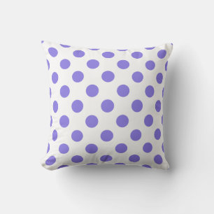 Periwinkle polka dots kudde