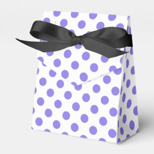 Periwinkle polka dots presentaskar
