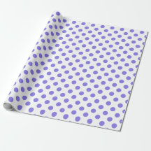 Periwinkle polka dots