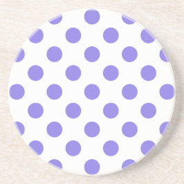 Periwinkle polka dots underlägg sandsten