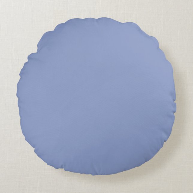 Periwinkle Rund Kudde (Framsidan)