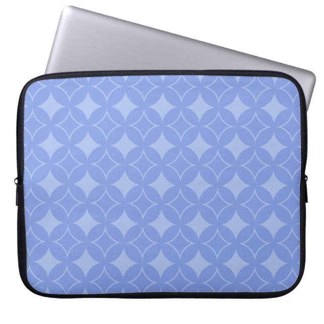 Periwinkle shippo laptop sleeve (Framsidan)
