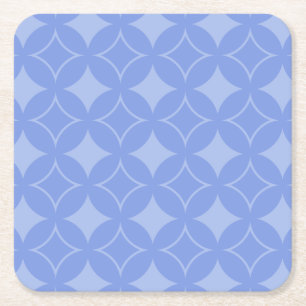 Periwinkle shippo underlägg papper kvadrat