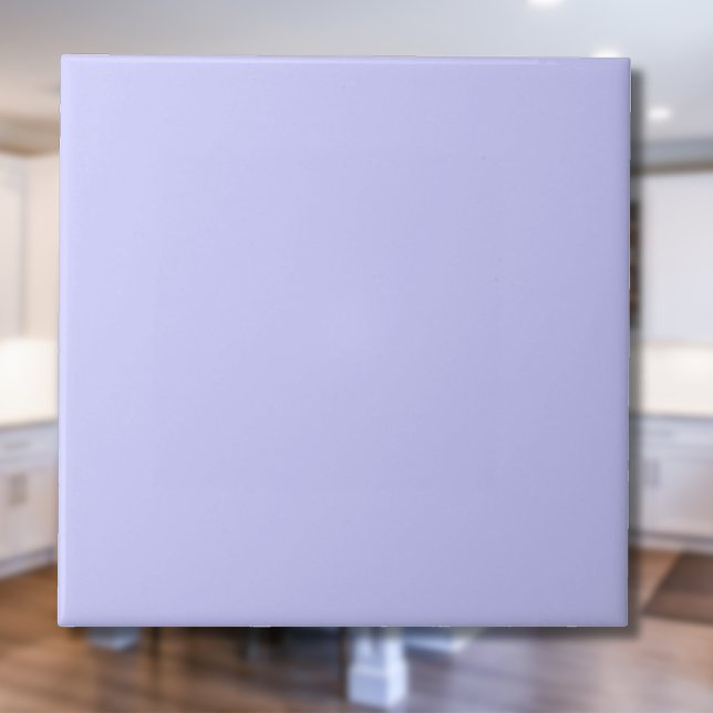Periwinkle Solid Färg | Klassisk Elegant Kakelplatta (Skapare uppladdad)