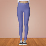 Periwinkle Solid Färg Leggings<br><div class="desc">Periwinkle Solid Färg</div>