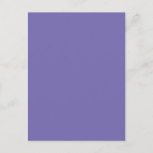Periwinkle Solid Färg Vykort
