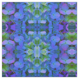 Periwinkle violet blue hydrangeas - romantisk blom tyg