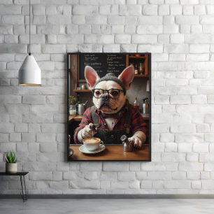 Perk Up-Valp: Frenchie Pub Brew Poster