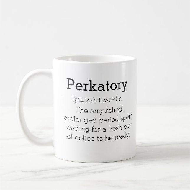 Perkatory Definition Coffee Mugg (Vänster)