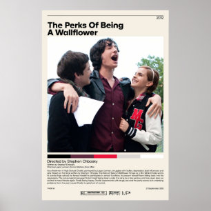 Perkerna att vara en Wallblomma Stephen Chbosky Poster