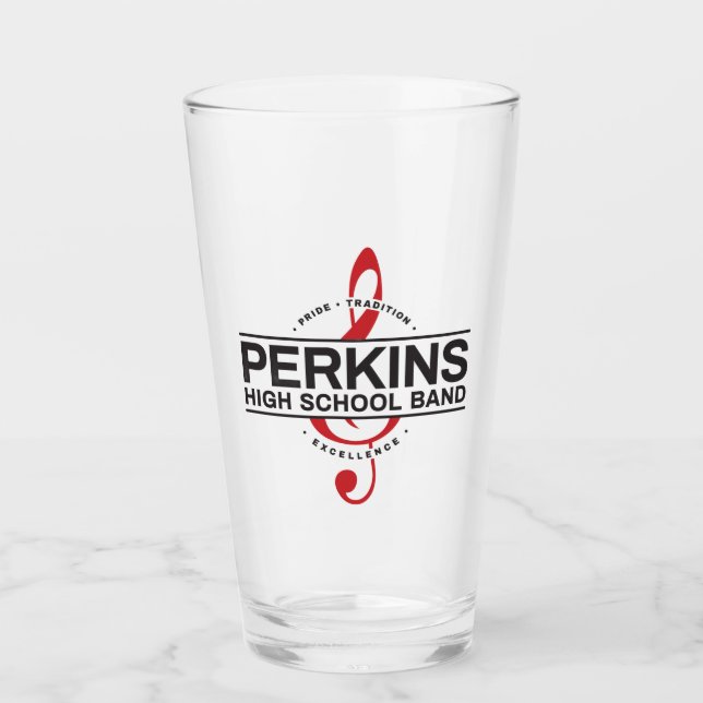 Perkins Band Logotyp Glas (Framsida)