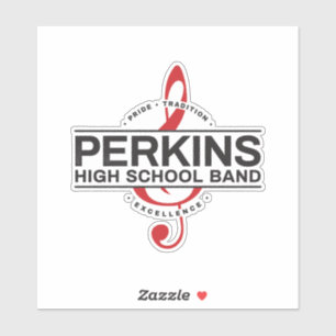 Perkins Band Logotypdekal Klistermärken