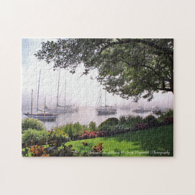 Perkins Cove - Maine Jigszle Puzzle Pussel (Horisontell)