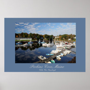 Perkins Cove, Maine tryck