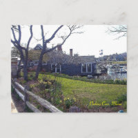Perkins Cove, Ogunquit, Maine - vykort
