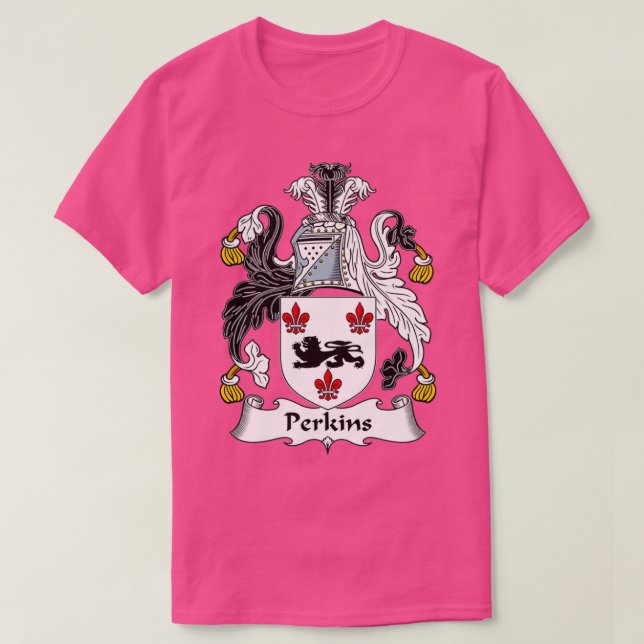 Perkins Jackar Arm Family Crest 1 T Shirt (Design framsida)