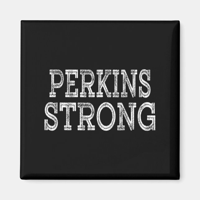 PERKINS Starka Squad Familjeåterträff Efternamn La Magnet (Framsidan)