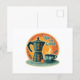 Perkolerande Minnen: Vintage Kaffestunder Vykort