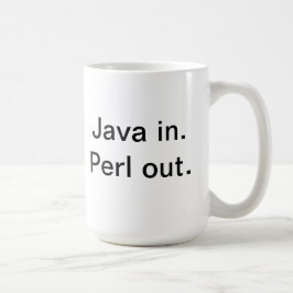 Perl-programmerares mugg för kaffe