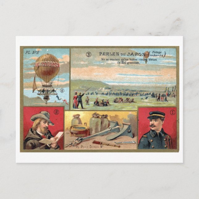 ~ Perles du Japon (1900-talet) ~ Planche n°2 Vykort (Framsida)