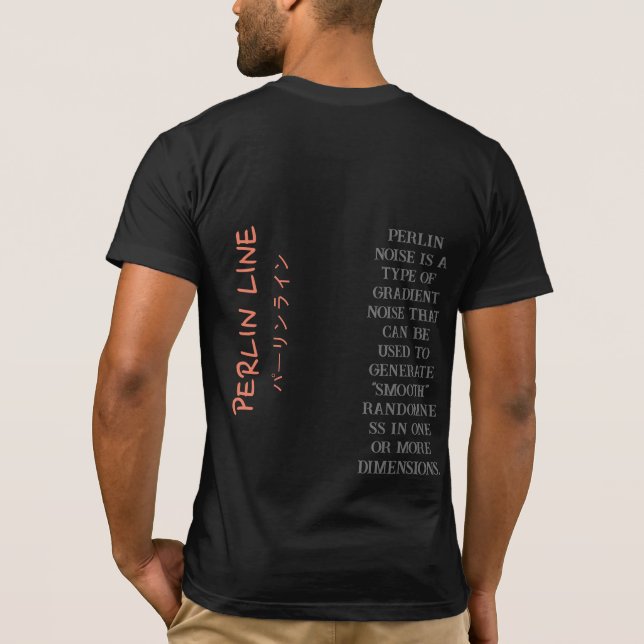 PERLINLINE Japansk design T Shirt (Baksida)
