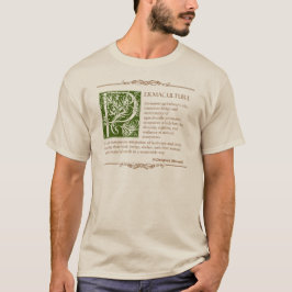 Permaculture - en definition (1) tee shirt