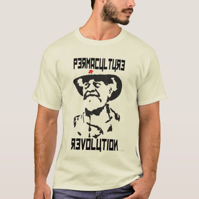 Permaculture revolution tee shirt (Framsida)
