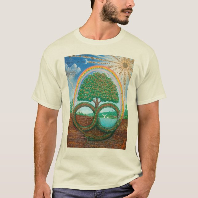 Permaculture skjorta tee shirt (Framsida)