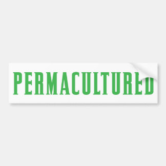 Permacultured Bildekal