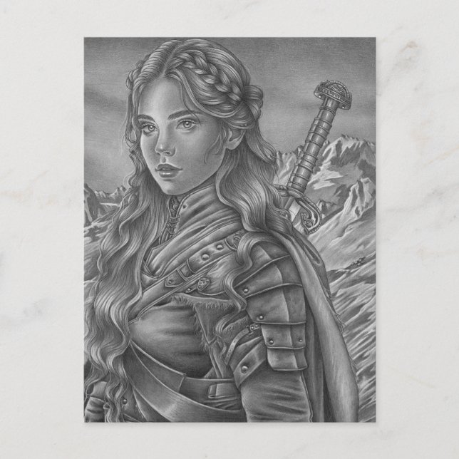 "Permafrost" postacrd Helg Vykort (Framsida)