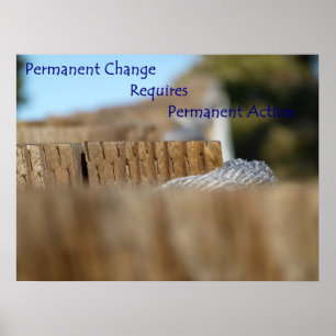 Permanent ändring poster