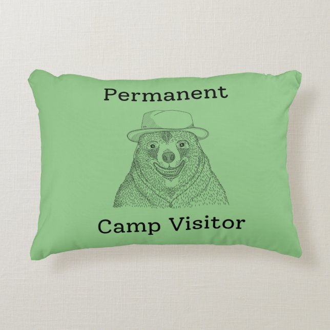 Permanent Camp Visitor Prydnadskudde (Framsidan)