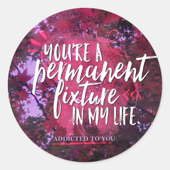 Permanent fixturmärke runt klistermärke (Framsida)