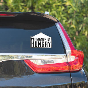 Permanent Hungrig Klistermärken
