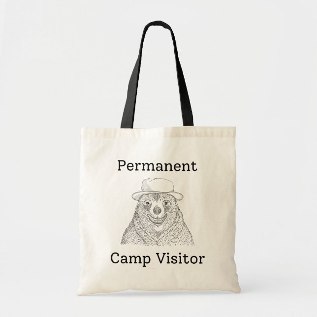 Permanent lägerbesökare tygkasse (Framsidan)