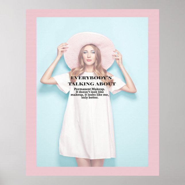 Permanent Makeup Beauty Alla Poster (Framsidan)