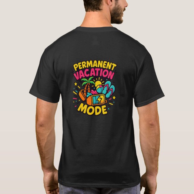 Permanent Semesterläge – Rollig Tropisk Tröja (Baksida)