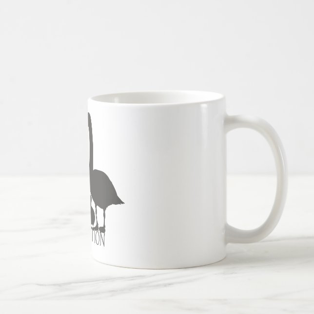 Permanent skydd av svanar kaffemugg (Höger)