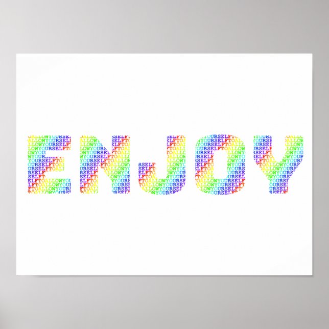 Permission to Play: Allow Yourself to ENJOY Rainbo Poster (Framsidan)