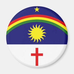 Pernambuco Brasilien flagga Magnet