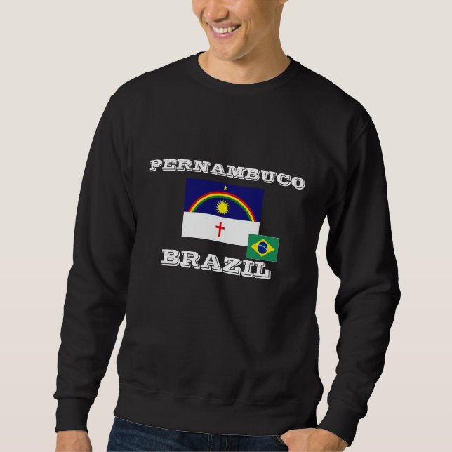 Pernambuco Brasilien tröja Långärmad Tröja (Framsida)
