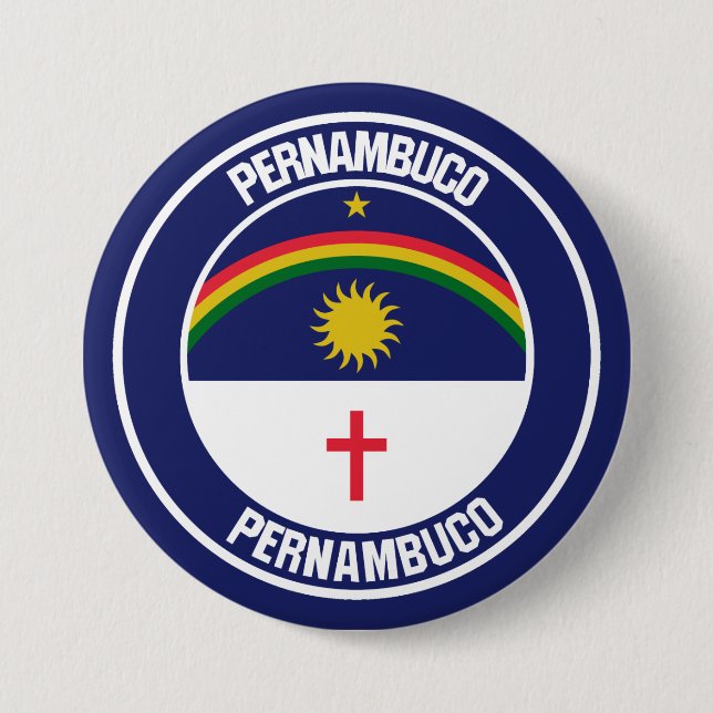 Pernambuco Round Emblem Knapp (Framsida)
